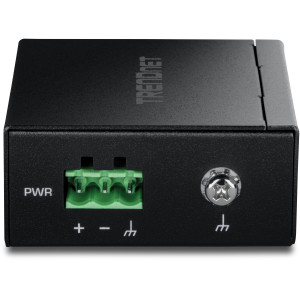 TRENDnet TI-F711SFP Industrial 100/1000Base-T to SFP Media Converter, IP50, DIN rail or wall mount
